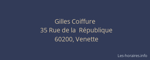 Gilles Coiffure