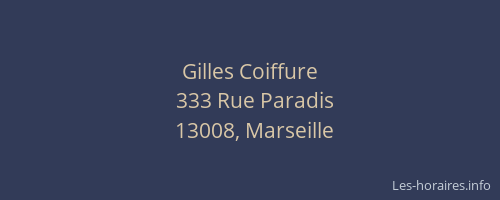 Gilles Coiffure