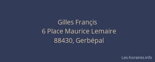 Gilles Fran&ccedil;is