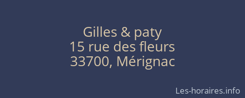 Gilles & paty