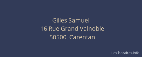 Gilles Samuel