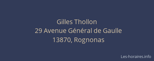 Gilles Thollon