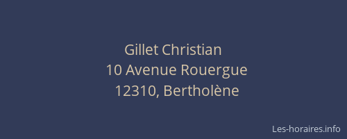 Gillet Christian