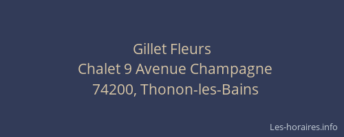 Gillet Fleurs