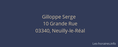 Gilloppe Serge