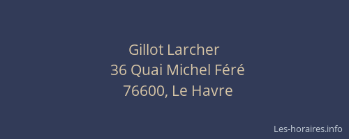 Gillot Larcher