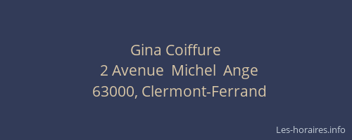 Gina Coiffure