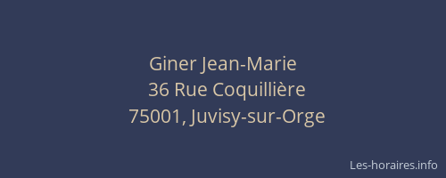 Giner Jean-Marie
