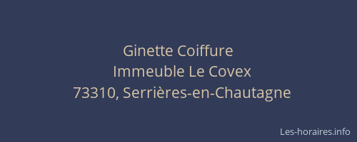 Ginette Coiffure