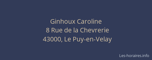 Ginhoux Caroline