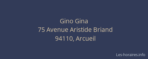 Gino Gina