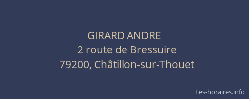 GIRARD ANDRE