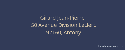 Girard Jean-Pierre