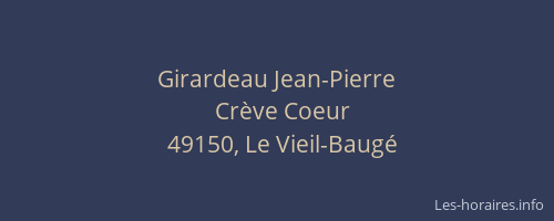 Girardeau Jean-Pierre
