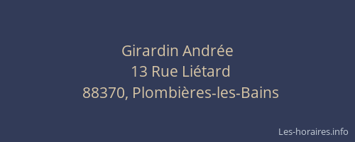 Girardin Andrée