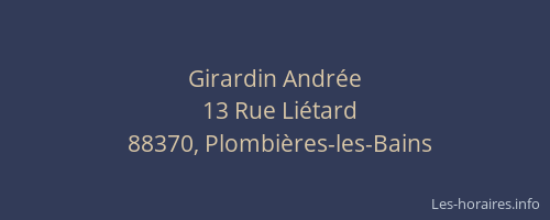 Girardin Andr&eacute;e