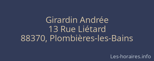 Girardin Andrée