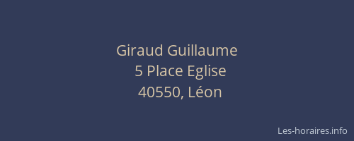 Giraud Guillaume