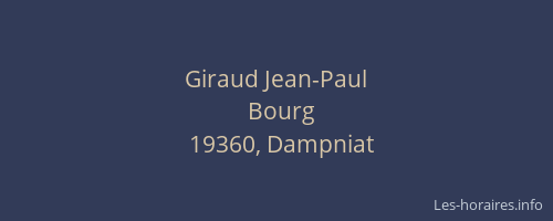 Giraud Jean-Paul