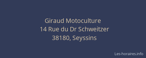 Giraud Motoculture