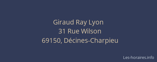 Giraud Ray Lyon