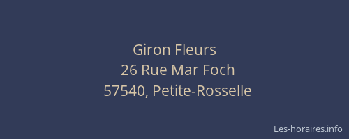 Giron Fleurs