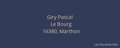 Giry Pascal