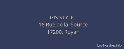 GIS STYLE