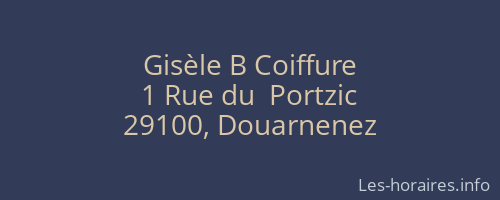Gisèle B Coiffure