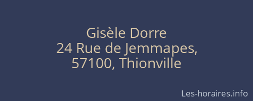 Gisèle Dorre