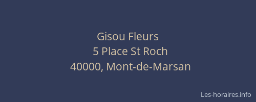 Gisou Fleurs