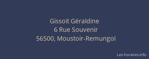Gissoit G&eacute;raldine