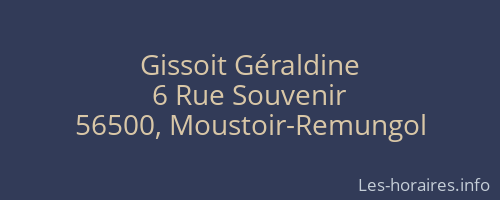 Gissoit Géraldine