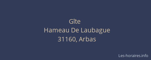 Gîte 