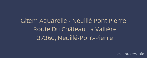 Gitem Aquarelle - Neuill&eacute; Pont Pierre