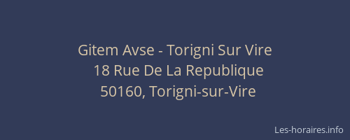 Gitem Avse - Torigni Sur Vire