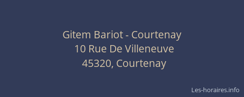 Gitem Bariot - Courtenay