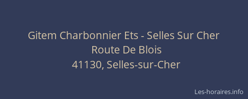 Gitem Charbonnier Ets - Selles Sur Cher