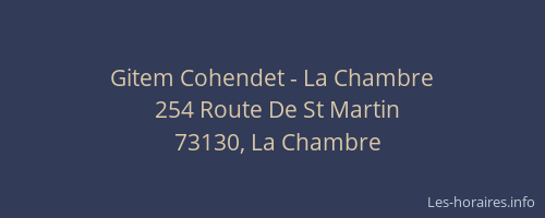 Gitem Cohendet - La Chambre