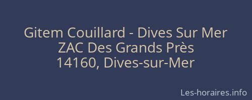Gitem Couillard - Dives Sur Mer