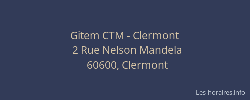 Gitem CTM - Clermont
