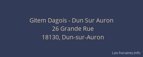 Gitem Dagois - Dun Sur Auron