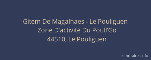 Gitem De Magalhaes - Le Pouliguen