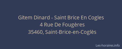 Gitem Dinard - Saint Brice En Cogles