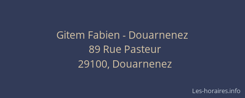 Gitem Fabien - Douarnenez