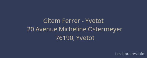 Gitem Ferrer - Yvetot
