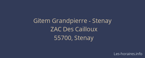 Gitem Grandpierre - Stenay