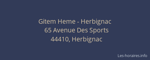 Gitem Heme - Herbignac