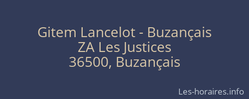 Gitem Lancelot - Buzançais