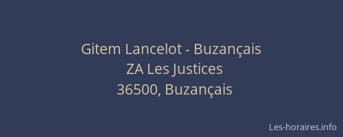 Gitem Lancelot - Buzançais